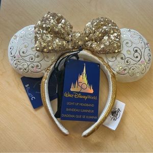 Walt Disney World 50th Anniversary Light Up Minnie Ears